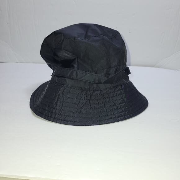 Eddie Bauer Nylon Bucket Hat Black Fleece Lined One Size - Picture 1 of 3